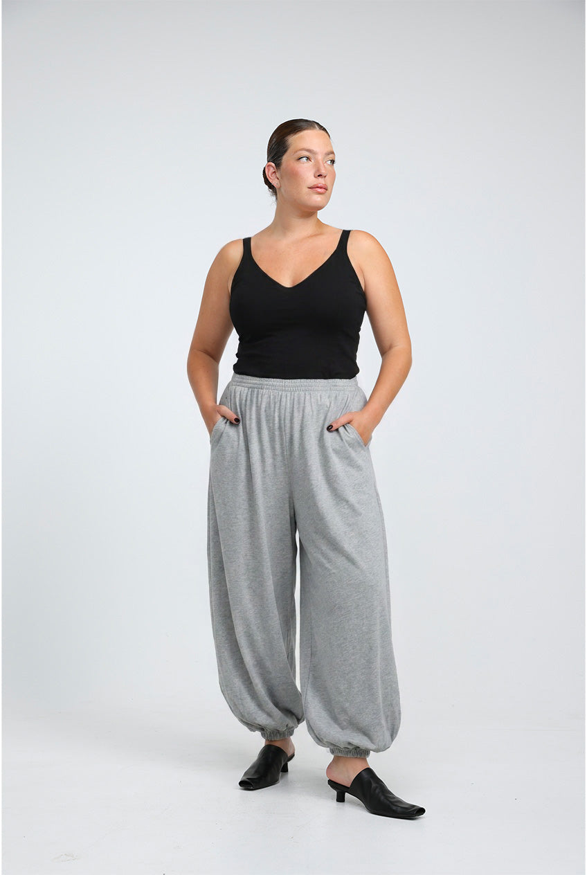 Clean50 Light Grey Balloon Joggers