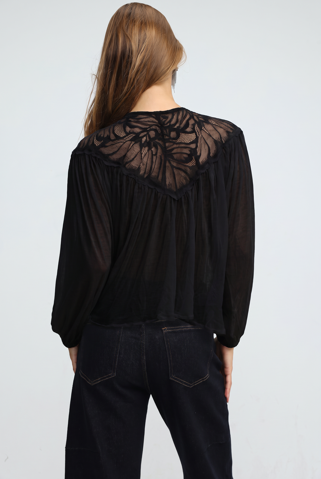 Reverie Black Blouse