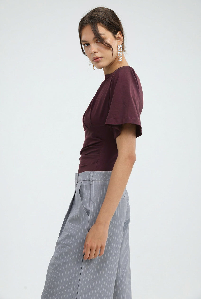 Priority Wine Bodysuit