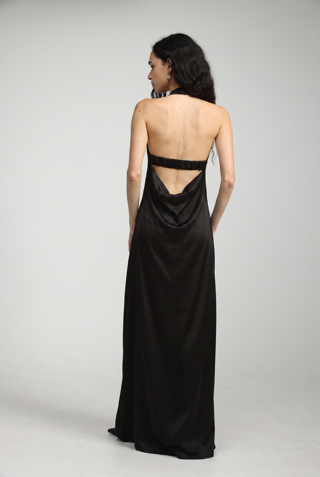 Folie Black Maxi Dress
