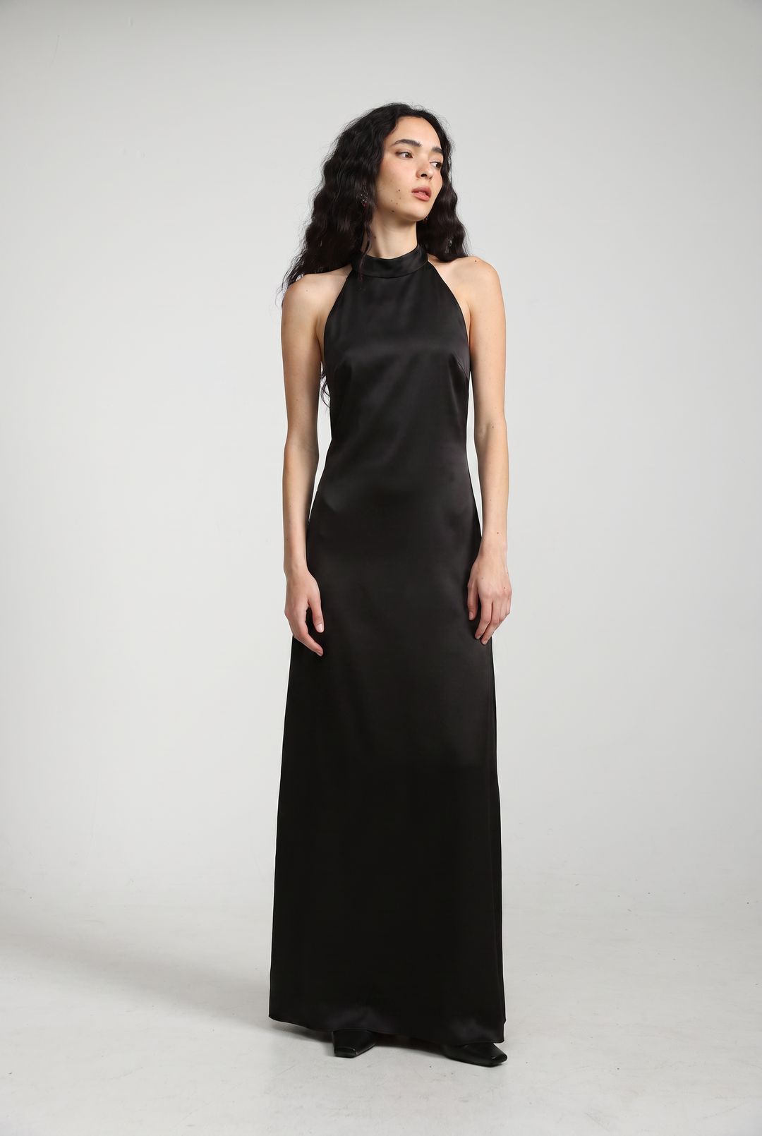 Folie Black Maxi Dress