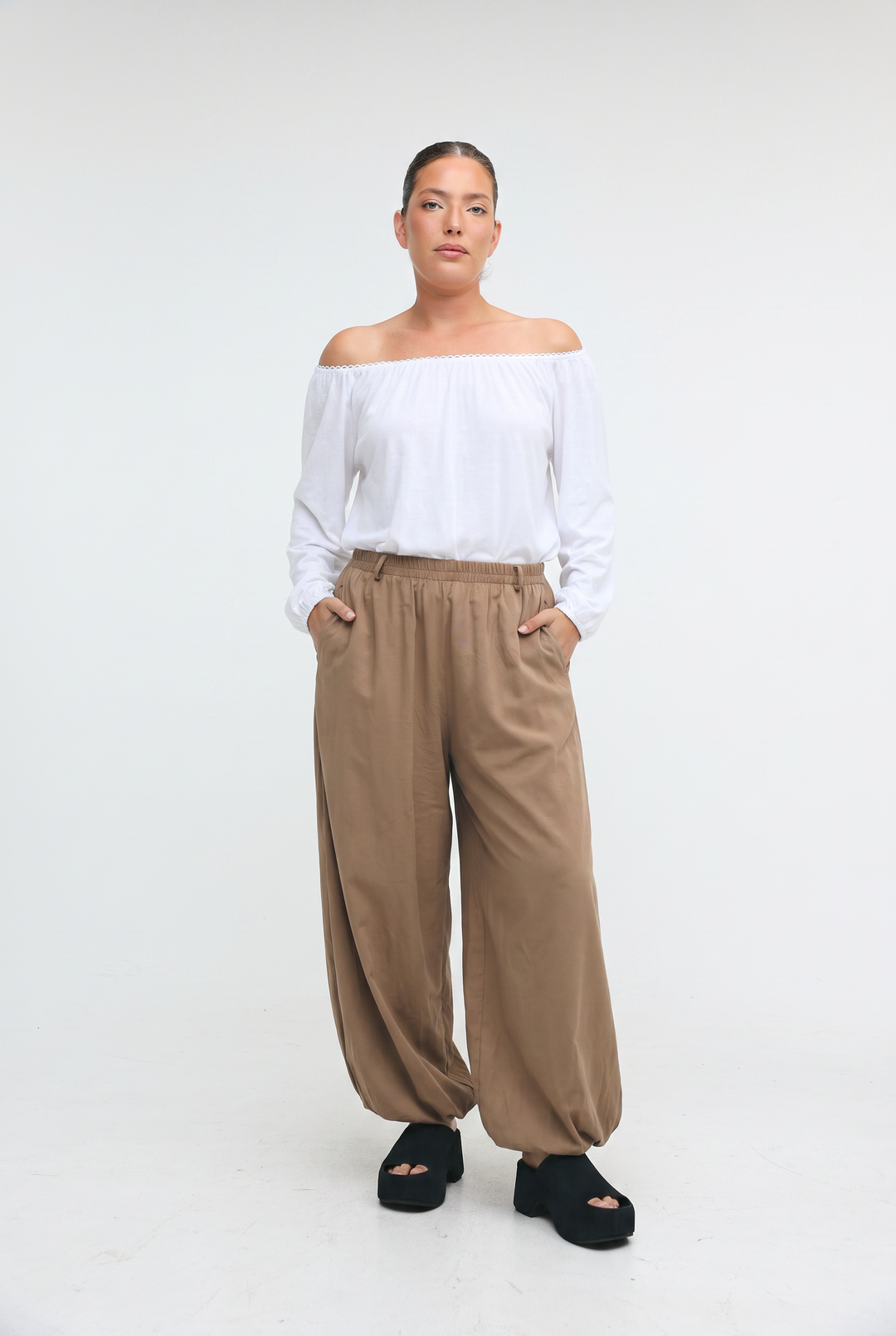 Dani's Black Balloon Joggers