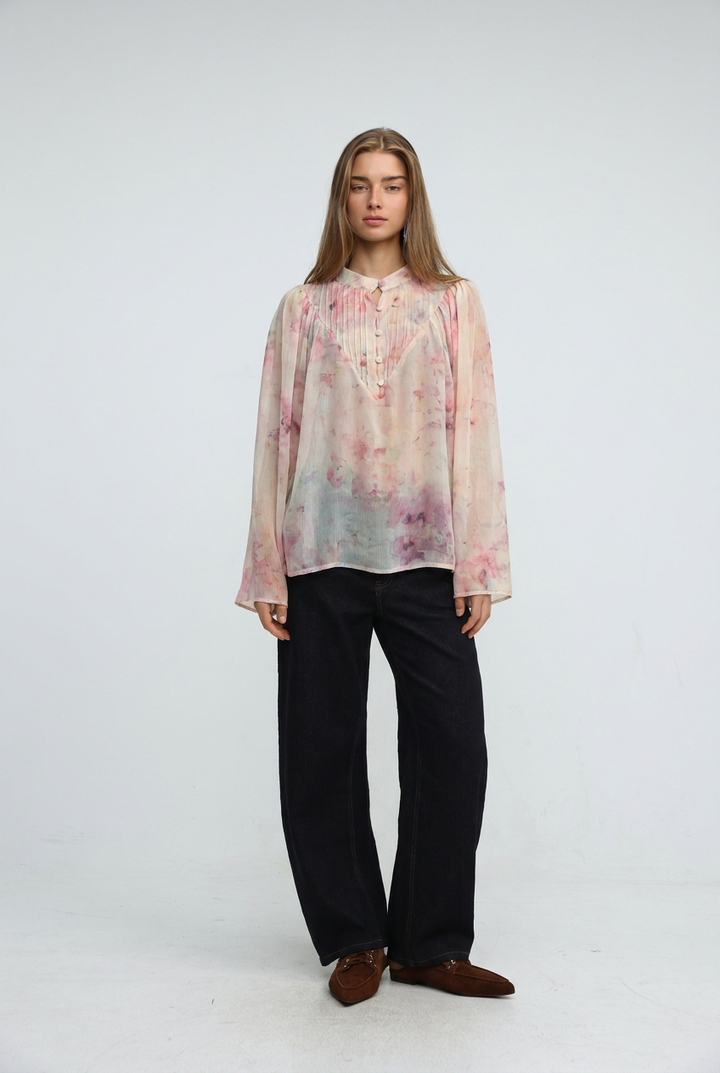 Jardin Pink Blouse