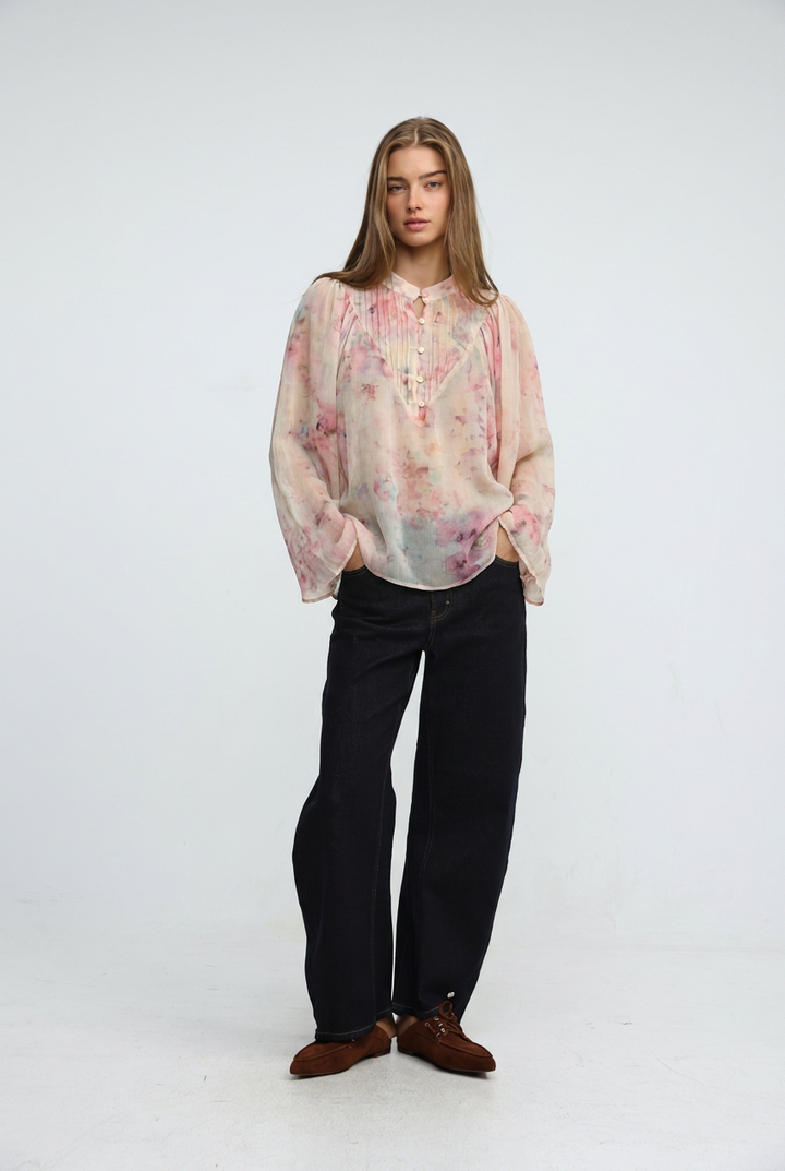 Jardin Pink Blouse