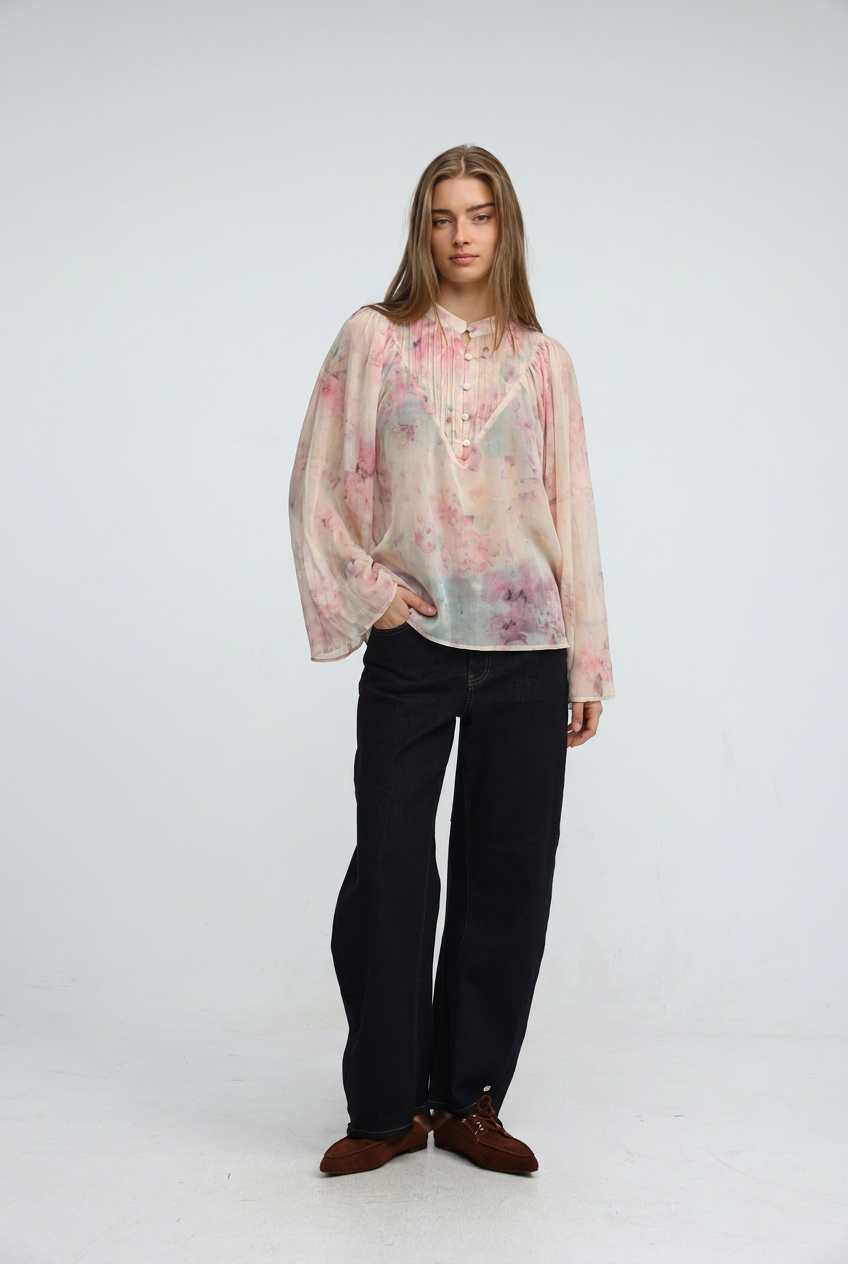 Jardin Pink Blouse