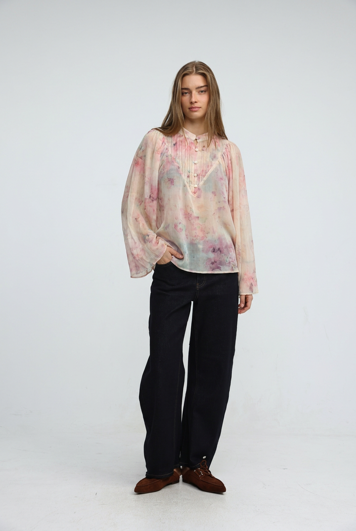 Jardin Pink Blouse