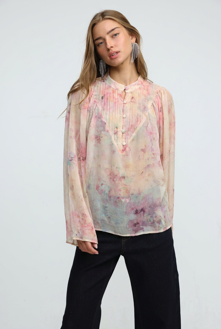 Jardin Pink Blouse