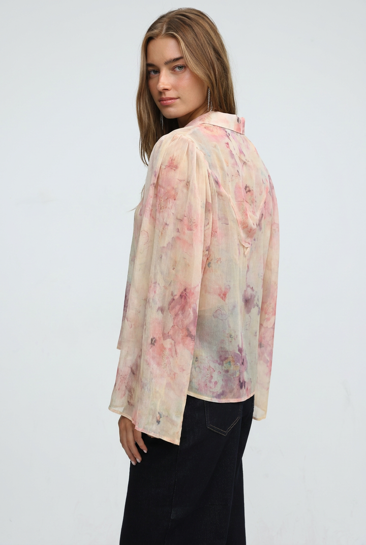 Jardin Pink Blouse