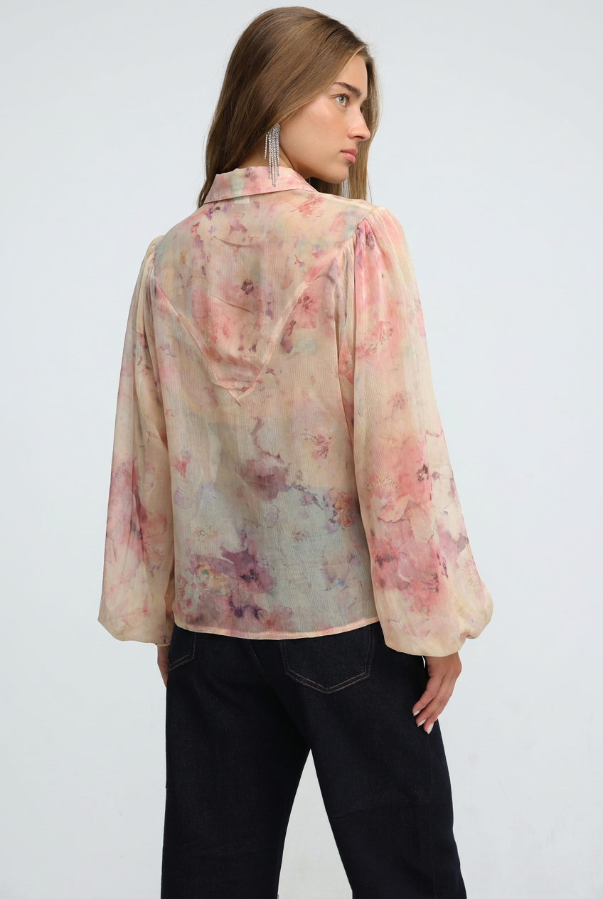 Jardin Pink Blouse