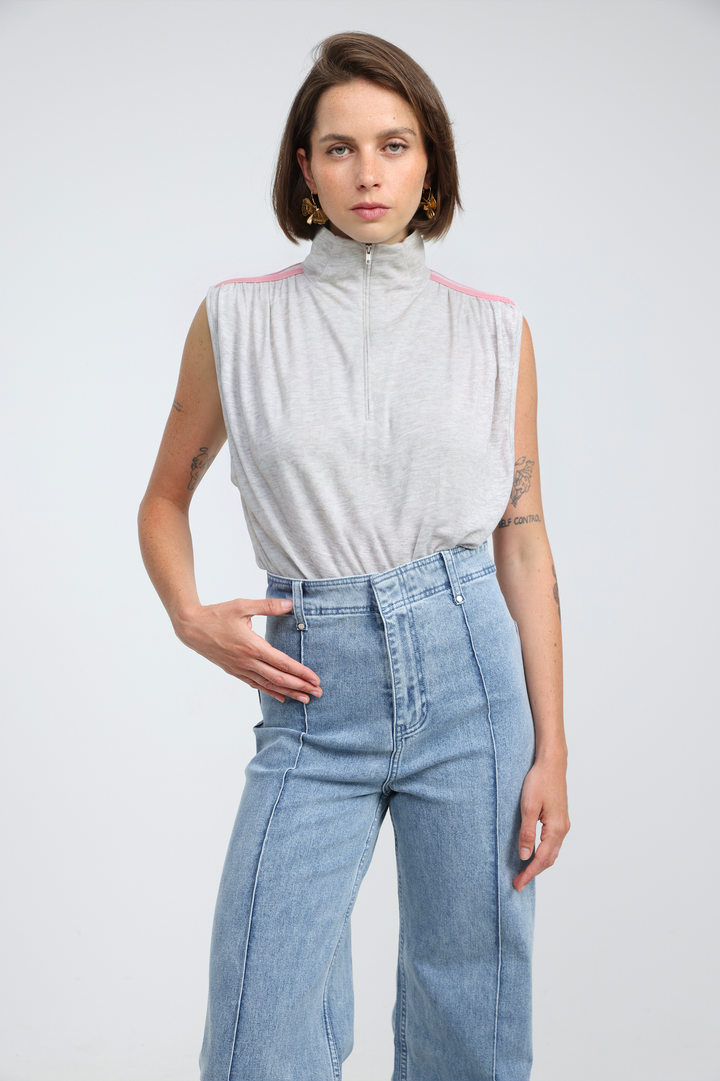 SweetPop Grey Bodysuit