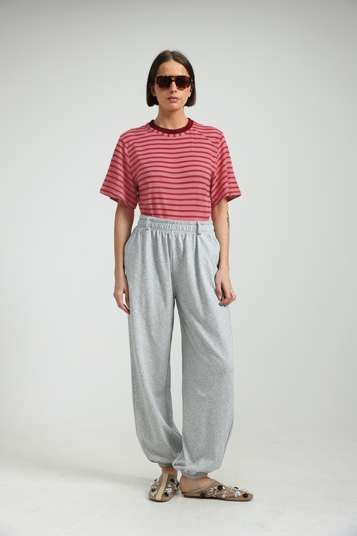 Candy Pink Striped Bodysuit