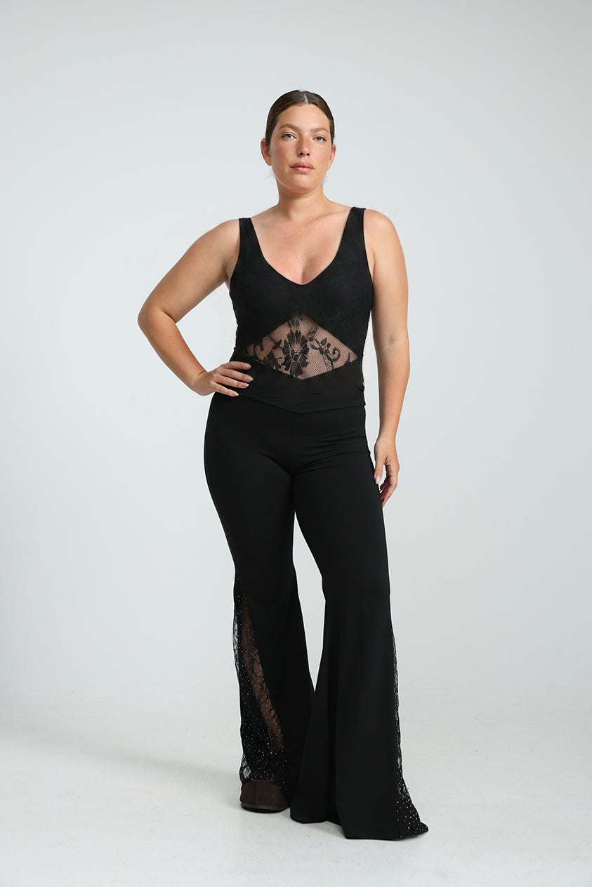 Dawn Black Lace Bodysuit