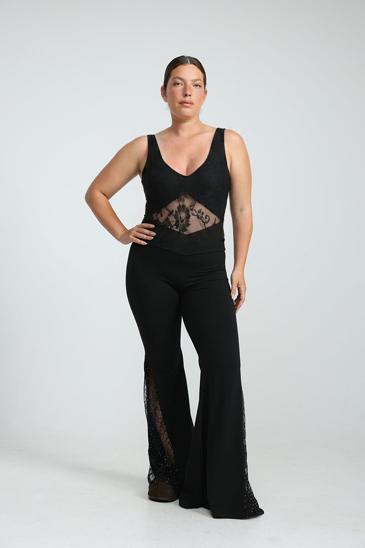 Dawn Black Lace Bodysuit