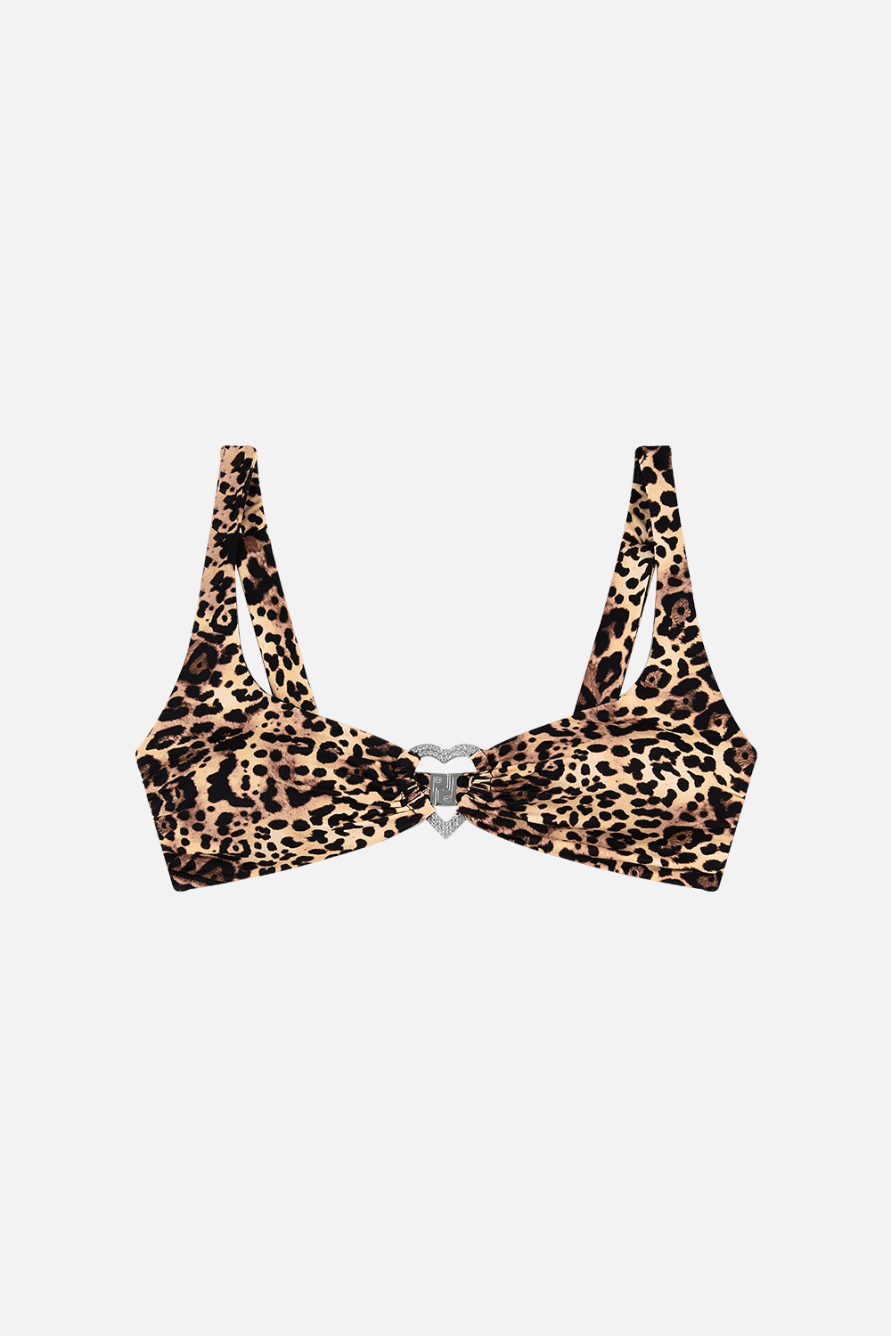 Hepburn Leopard Bikini Top