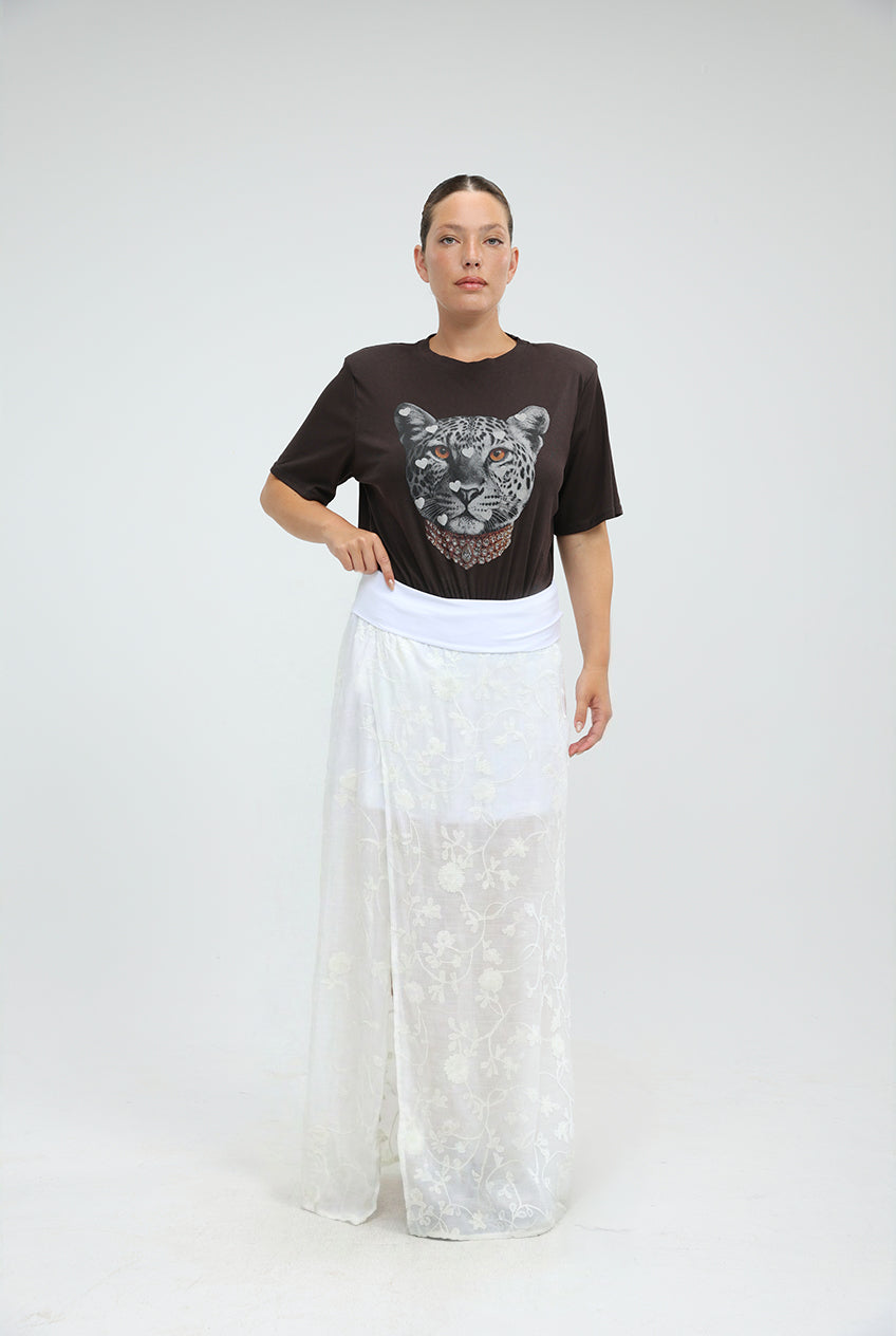 Prado Black Maxi Skirt