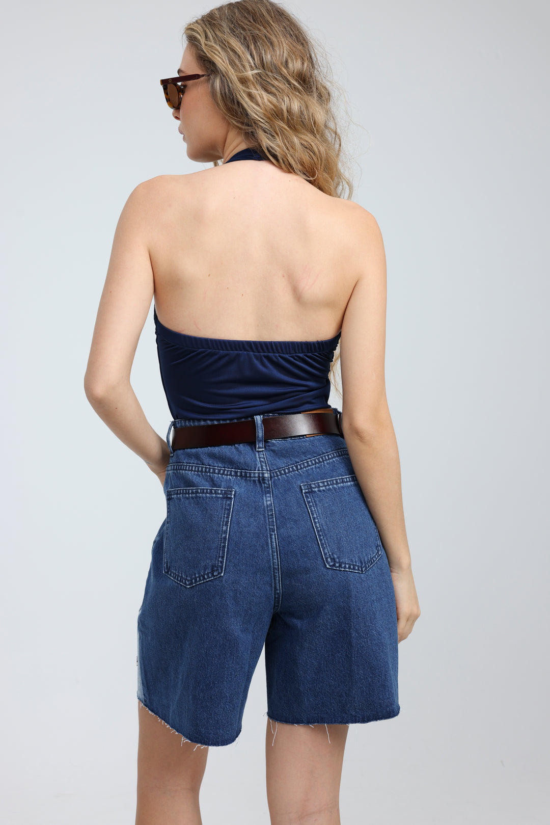 Star 501 Blue Mix Denim Shorts