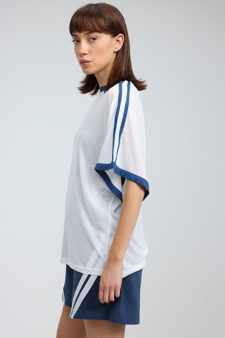 Fact Cream/Blue T-Shirt