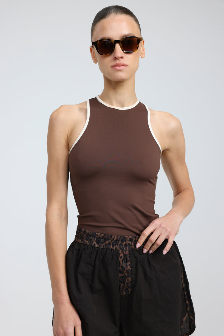 Mind Brown Tank