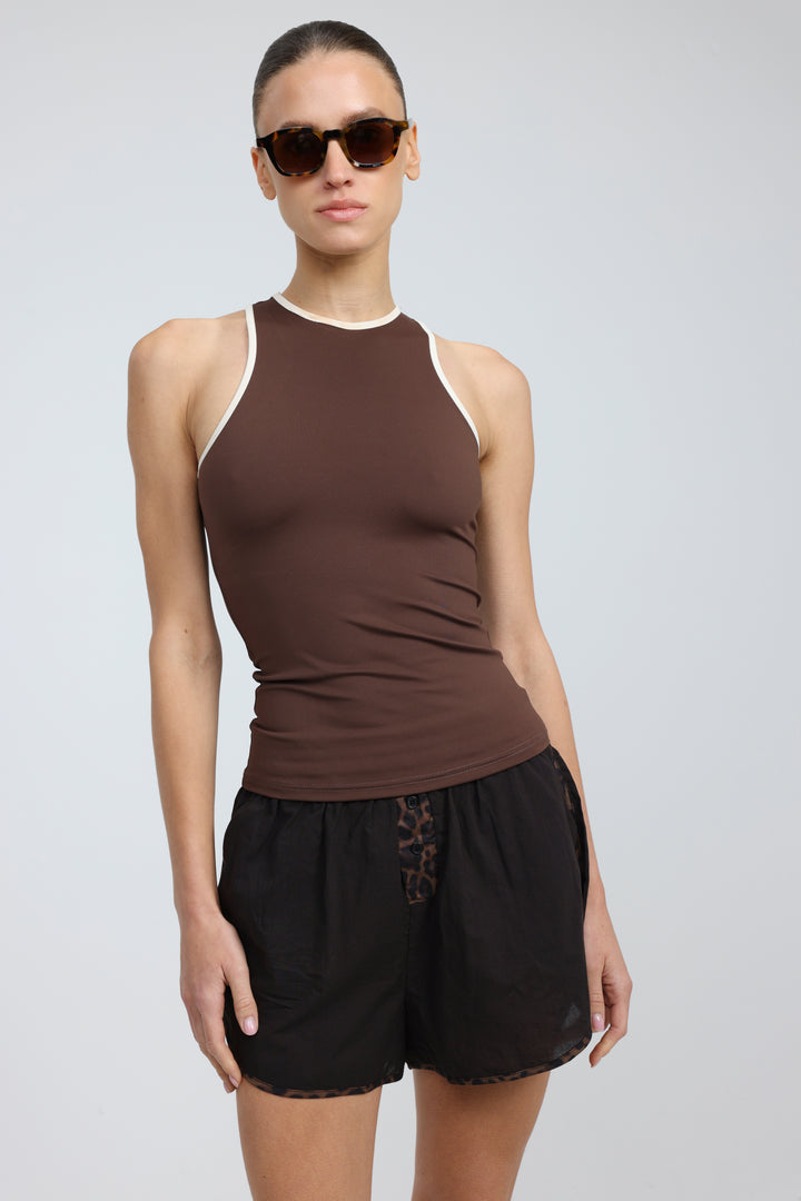 Mind Brown Tank
