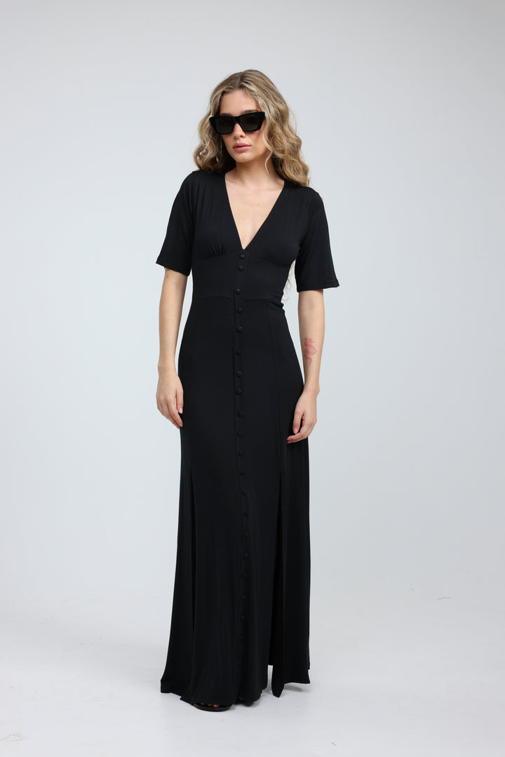 Buenos Black Maxi Dress