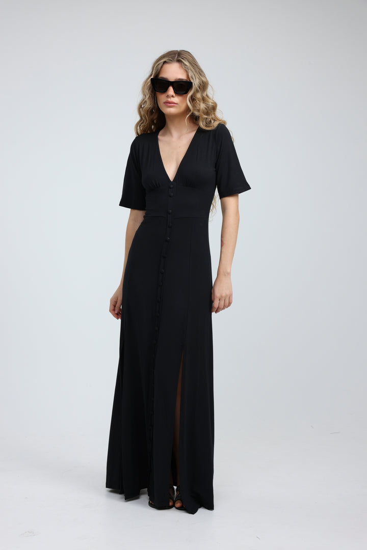 Buenos Black Maxi Dress