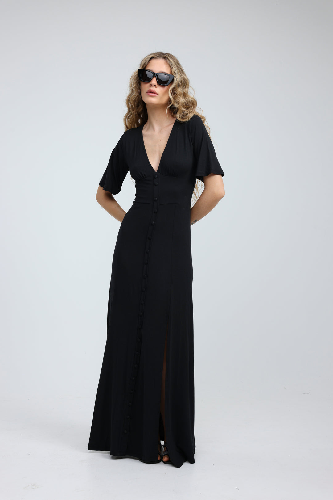 Buenos Black Maxi Dress