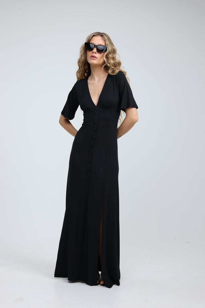 Buenos Black Maxi Dress