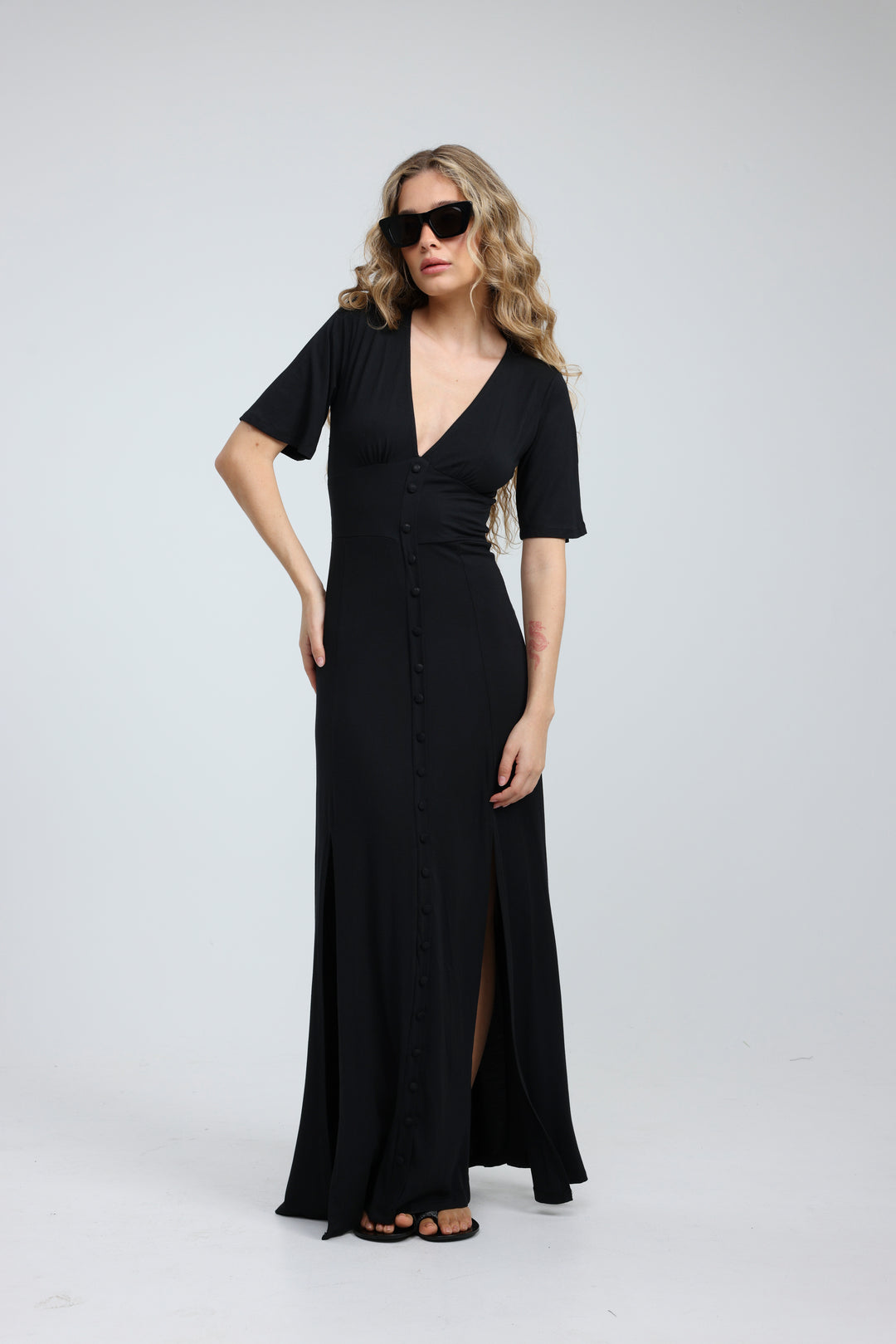 Buenos Black Maxi Dress