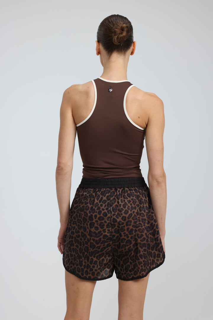 Buni's Leopard/Black Mix Shorts