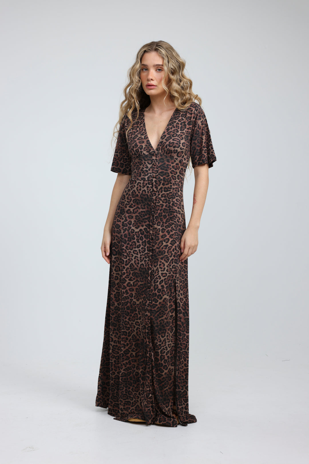 Buenos Leopard Maxi Dress