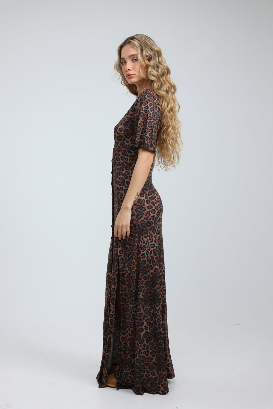 Buenos Leopard Maxi Dress