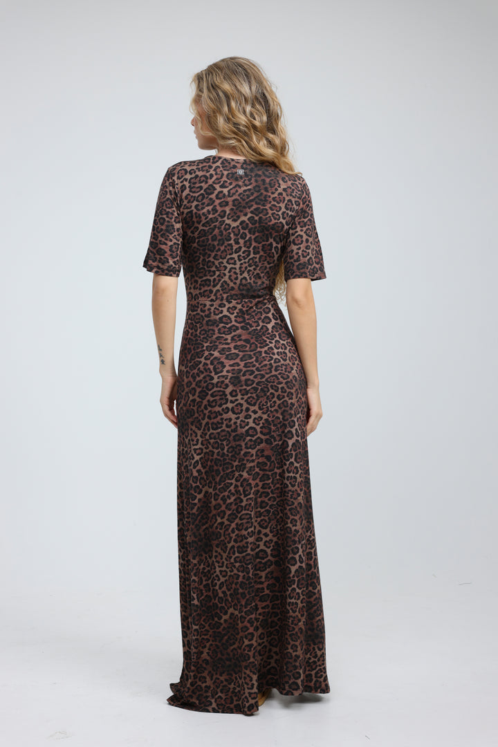 Buenos Leopard Maxi Dress