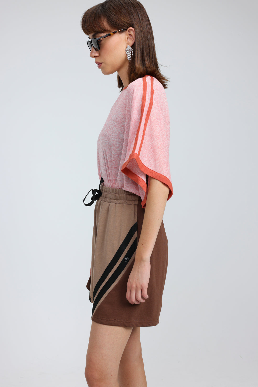 Too Cool Light Brown Mix Shorts