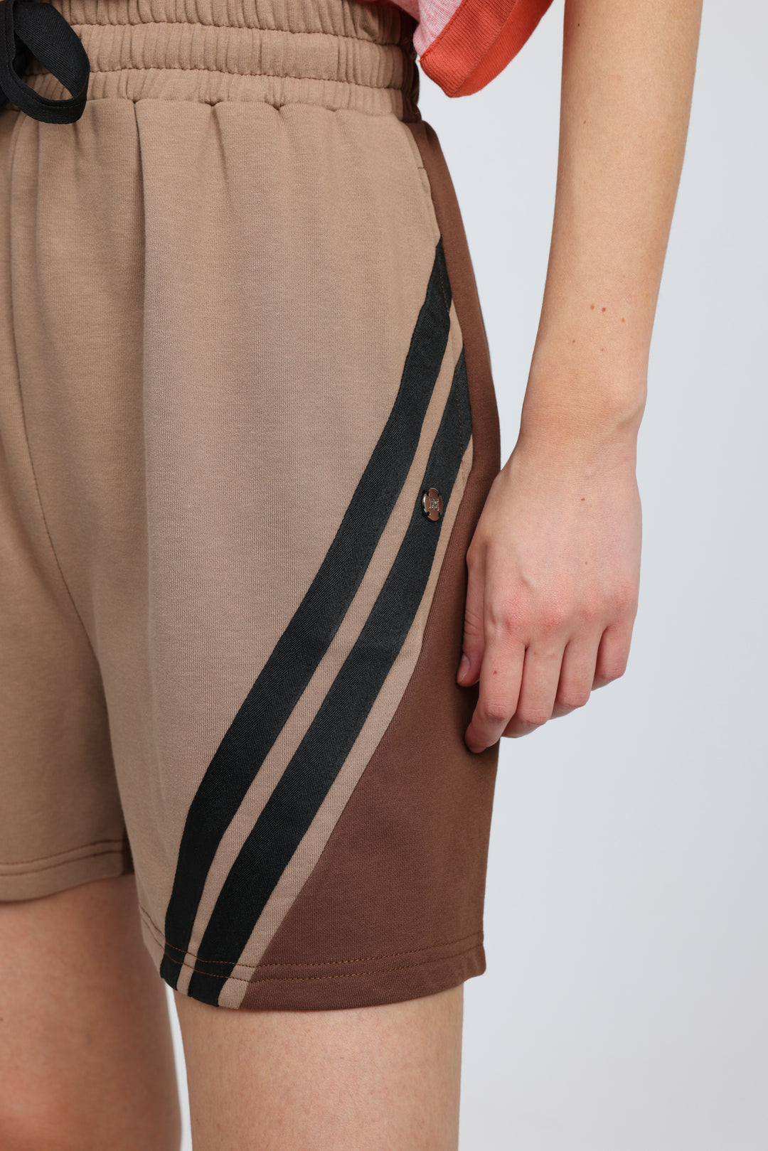 Too Cool Light Brown Mix Shorts