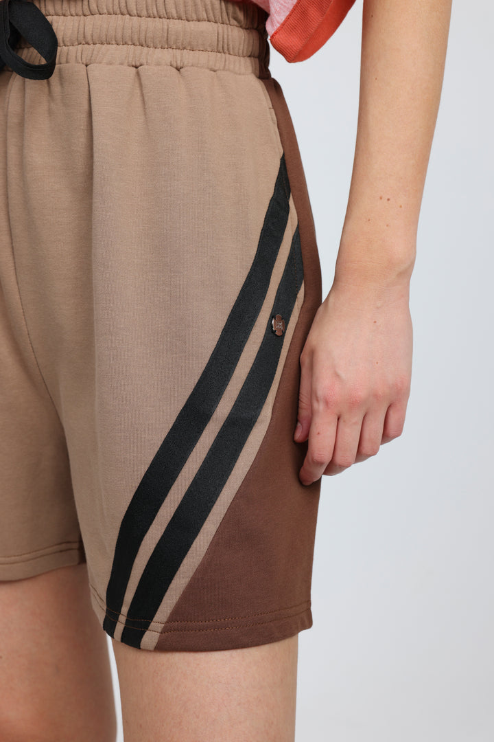 Too Cool Light Brown Mix Shorts