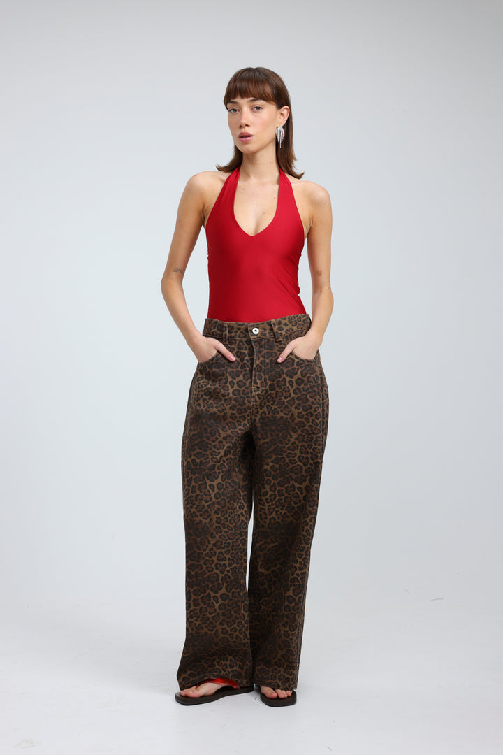 Guri Leopard Denim
