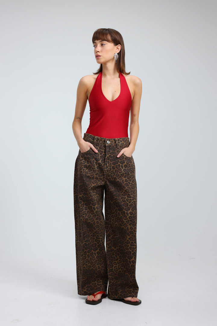 Guri Leopard Denim