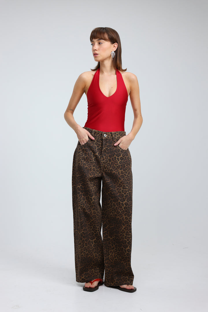 Guri Leopard Denim