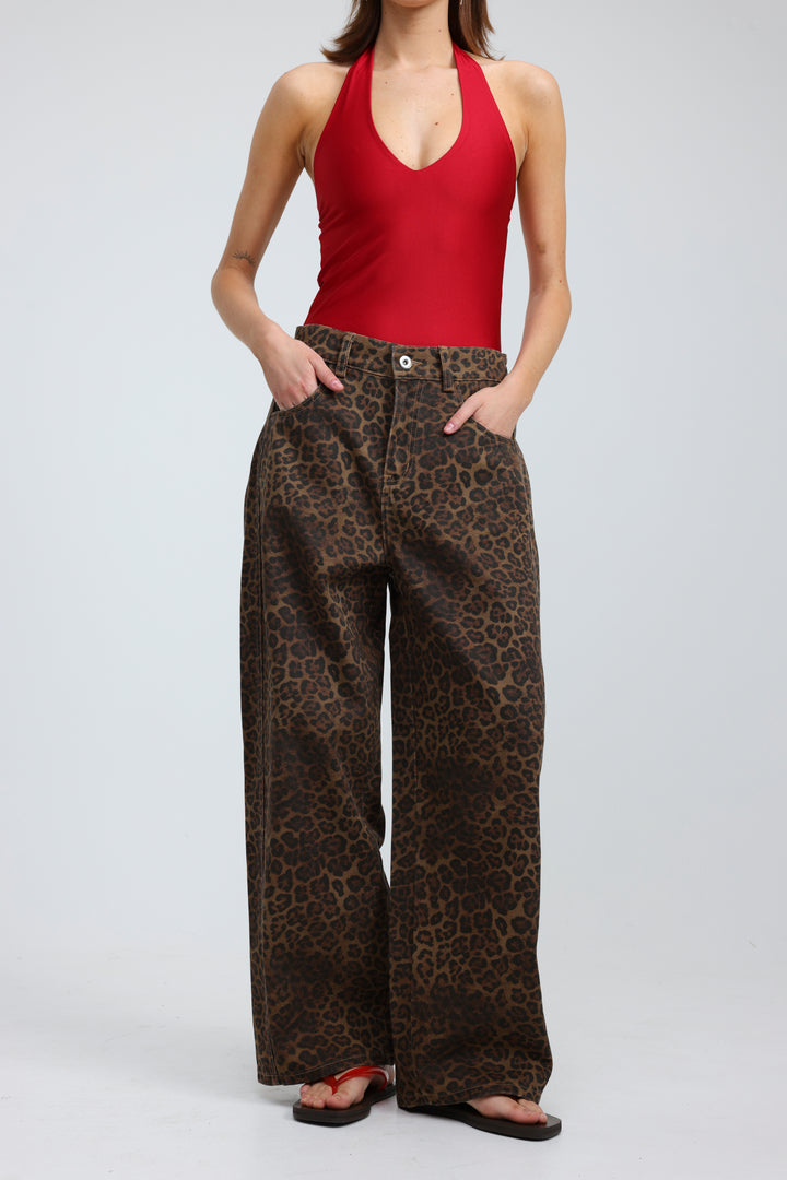 Guri Leopard Denim