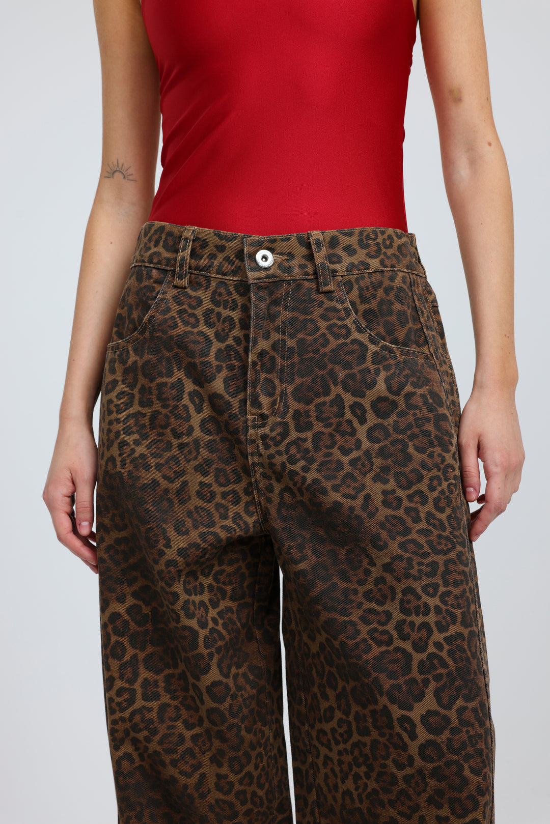 Guri Leopard Denim