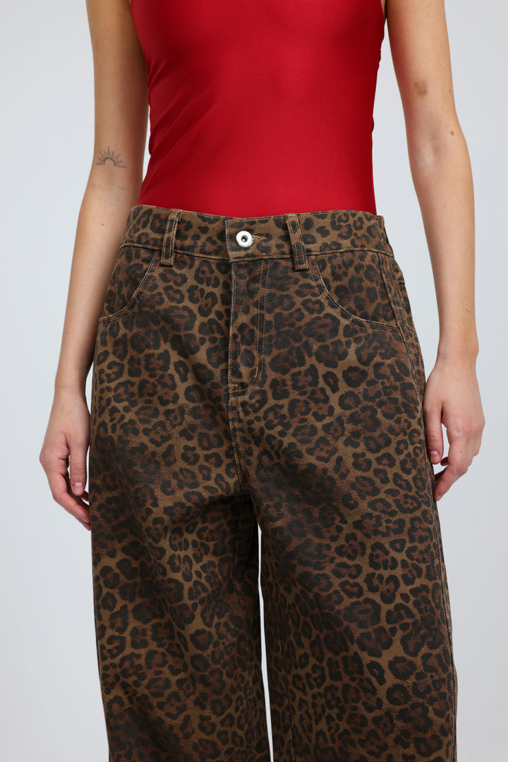 Guri Leopard Denim