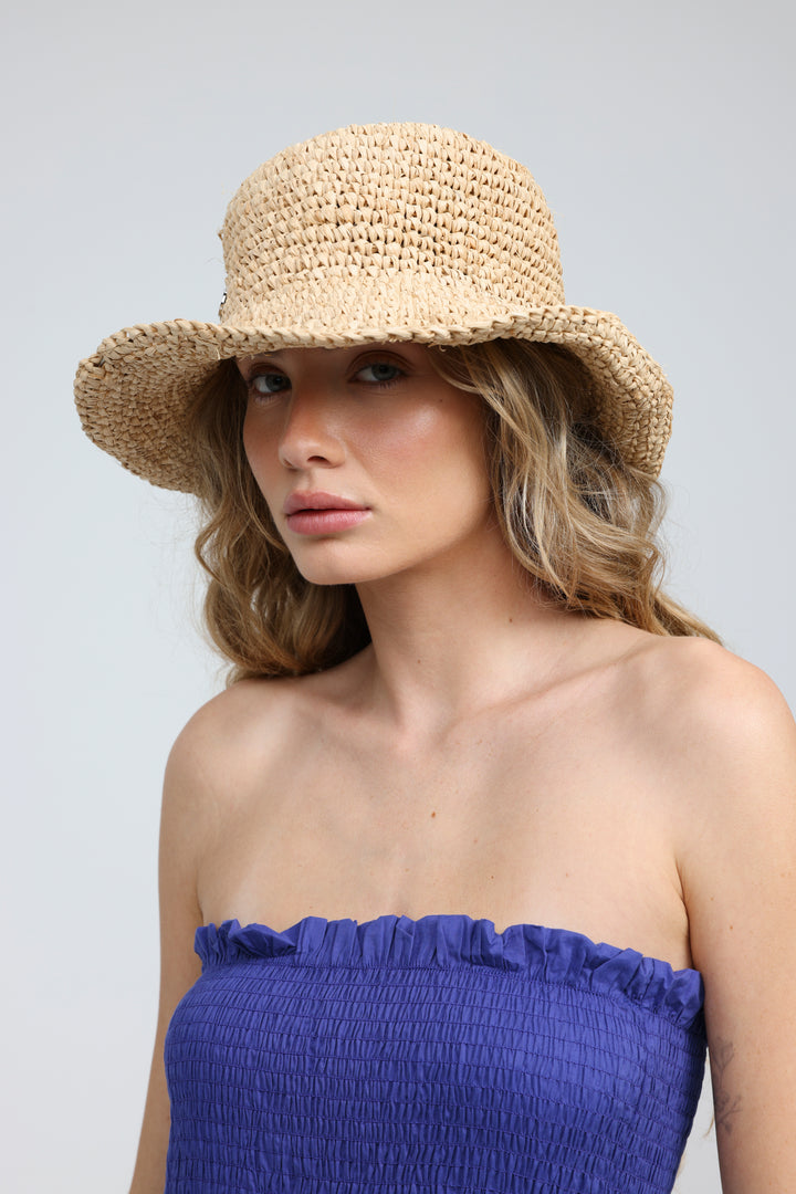 Straw Bucket Hat