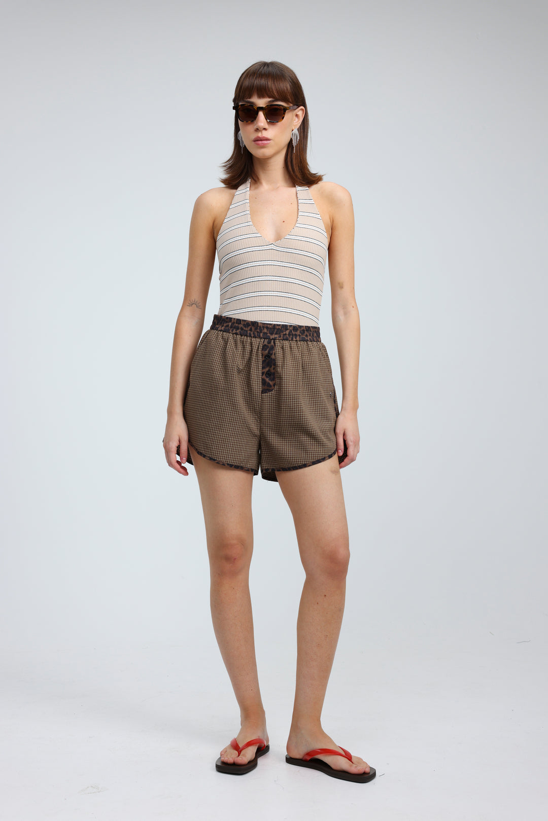 Buni's Plaid Mix Shorts