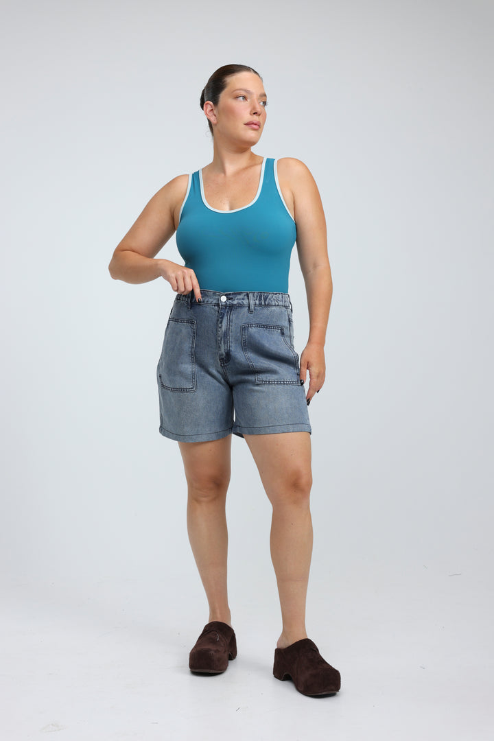 Never Teal Bodysuit