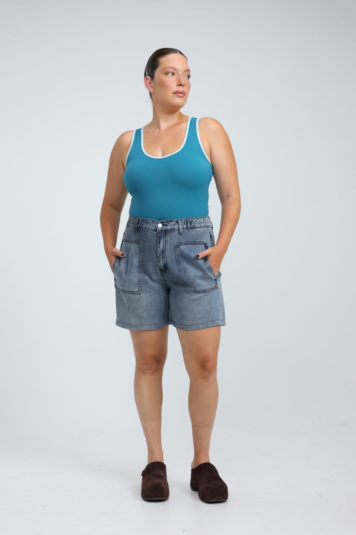 Never Teal Bodysuit