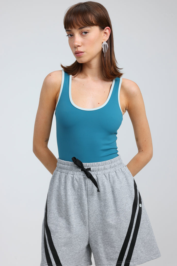 Never Teal Bodysuit