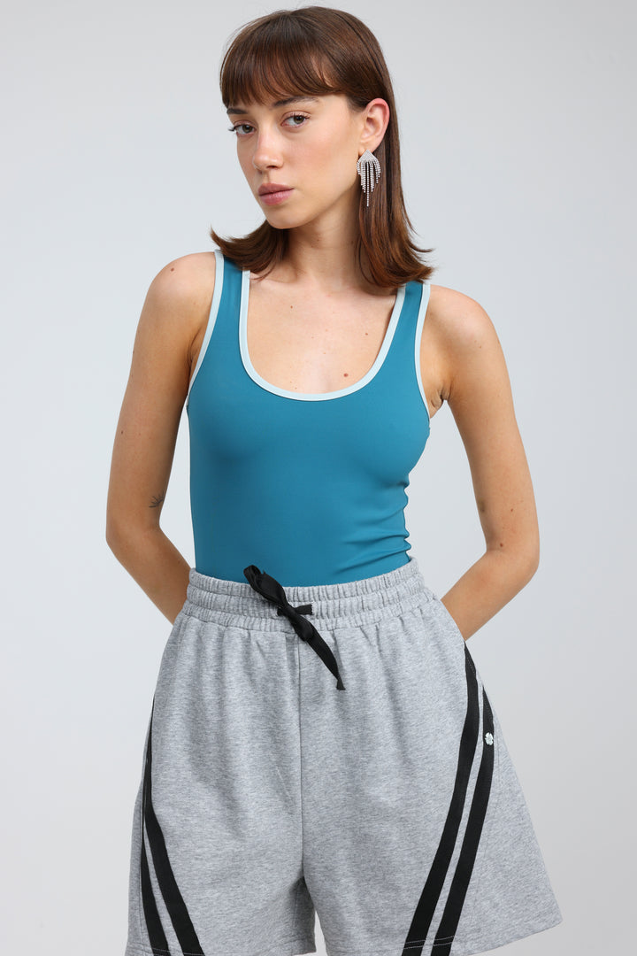 Never Teal Bodysuit