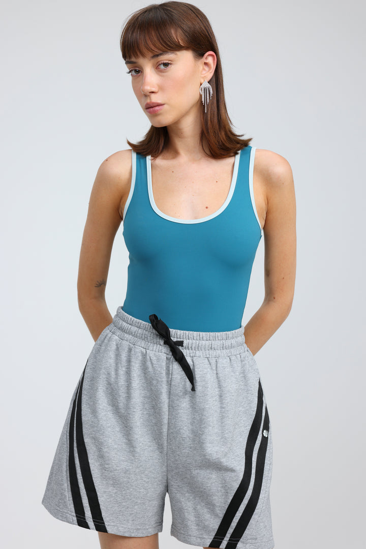 Never Teal Bodysuit
