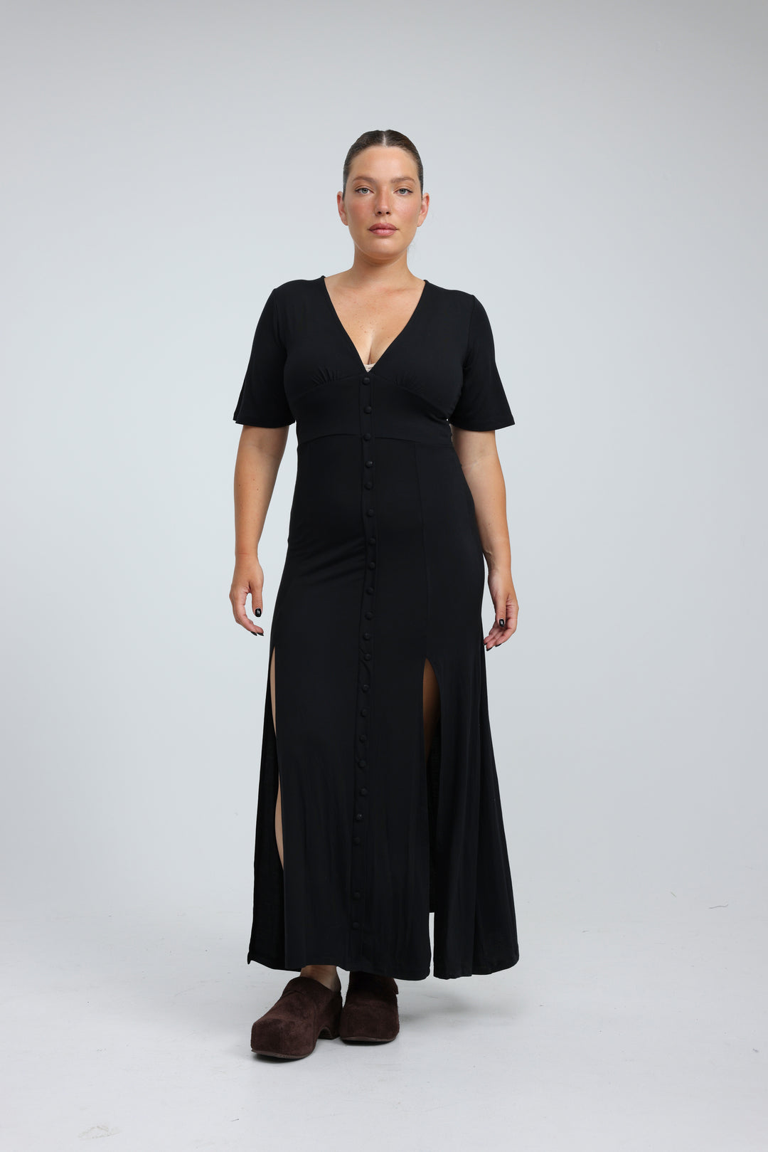 Buenos Black Maxi Dress