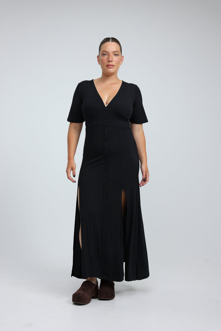 Buenos Black Maxi Dress